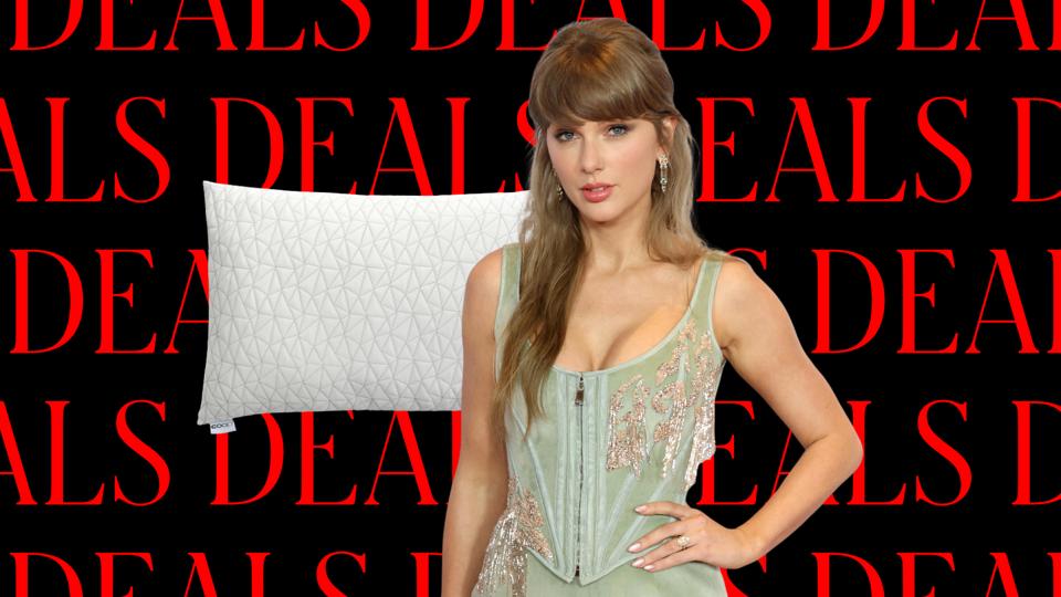 Graphic Taylor Swift Takes This Customizable Pillow Everywhere—And It’s 20% Off For Amazon Prime Day