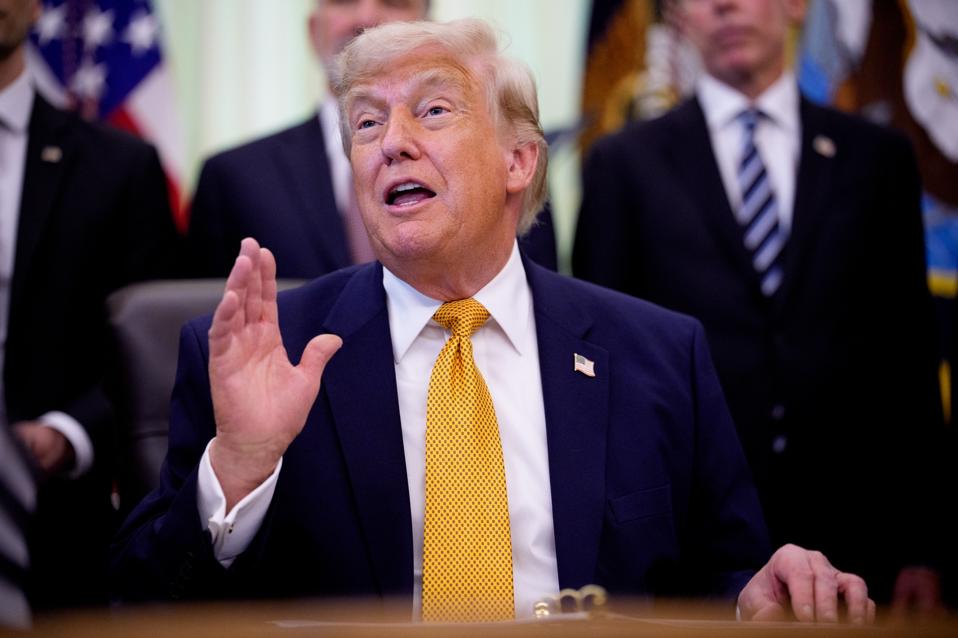 Trump Promises Video Will Offer Proof Vandals Attacked Reflecting Pool