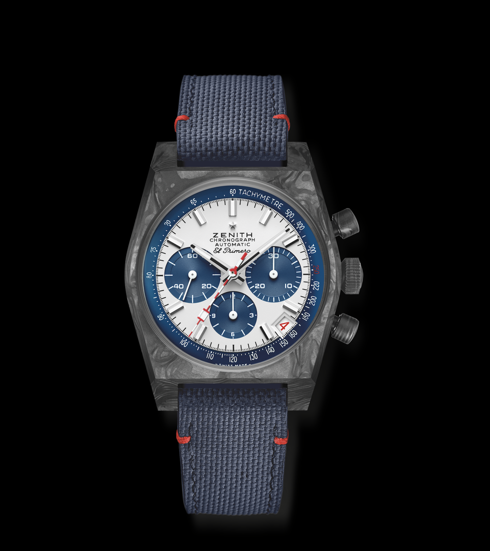 Zenith Chronomaster Revival Liberty II with a forged carbon case