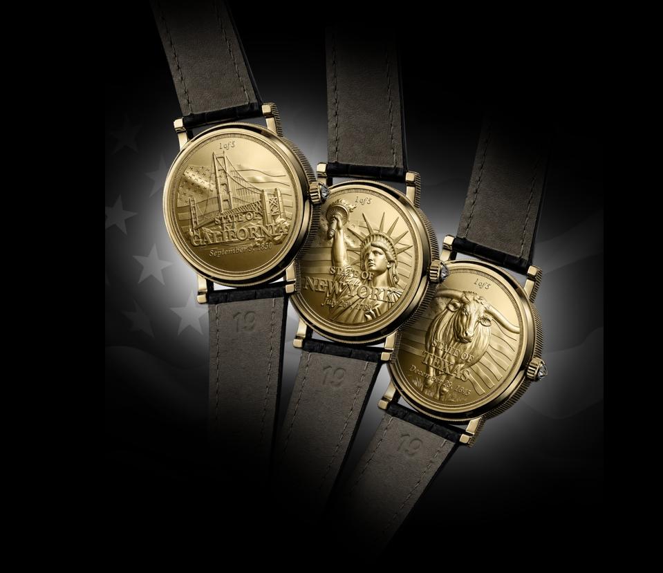 Corum Coin Watch, 250th anniversary edition commemorating states