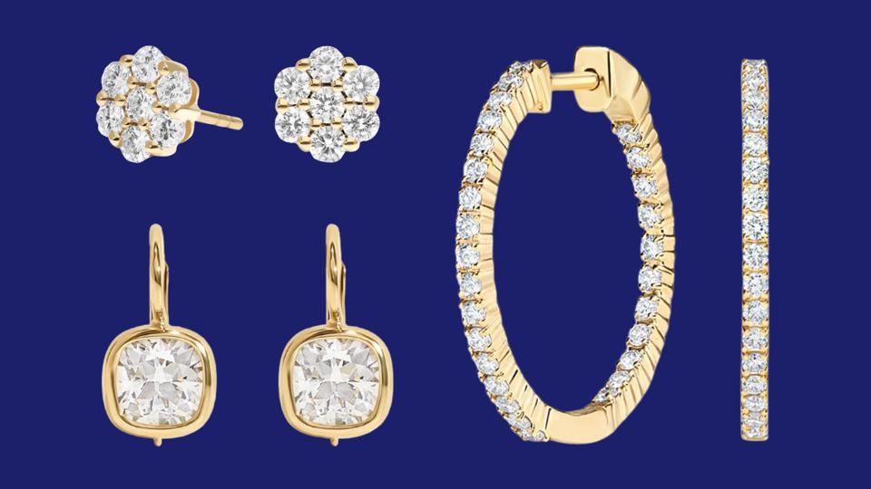 The Best Lab-Grown Diamond Earrings That Deliver Serious Sparkle