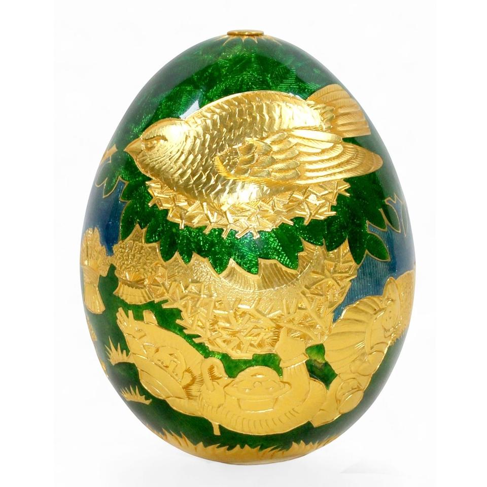 Cadbury’s Golden ‘Conundrum’ Egg created in 1983 by Garrard & Co.