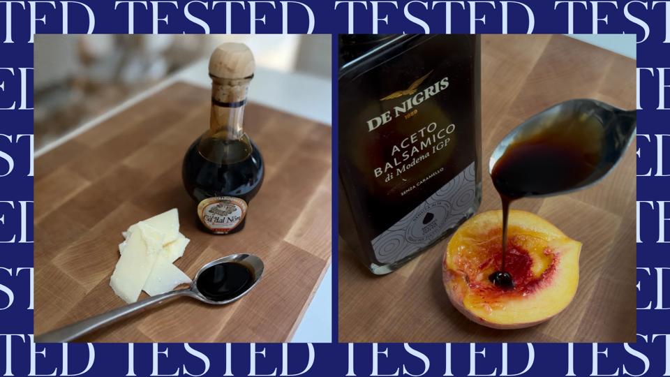 Balsamic vinegar lifestyle shots
