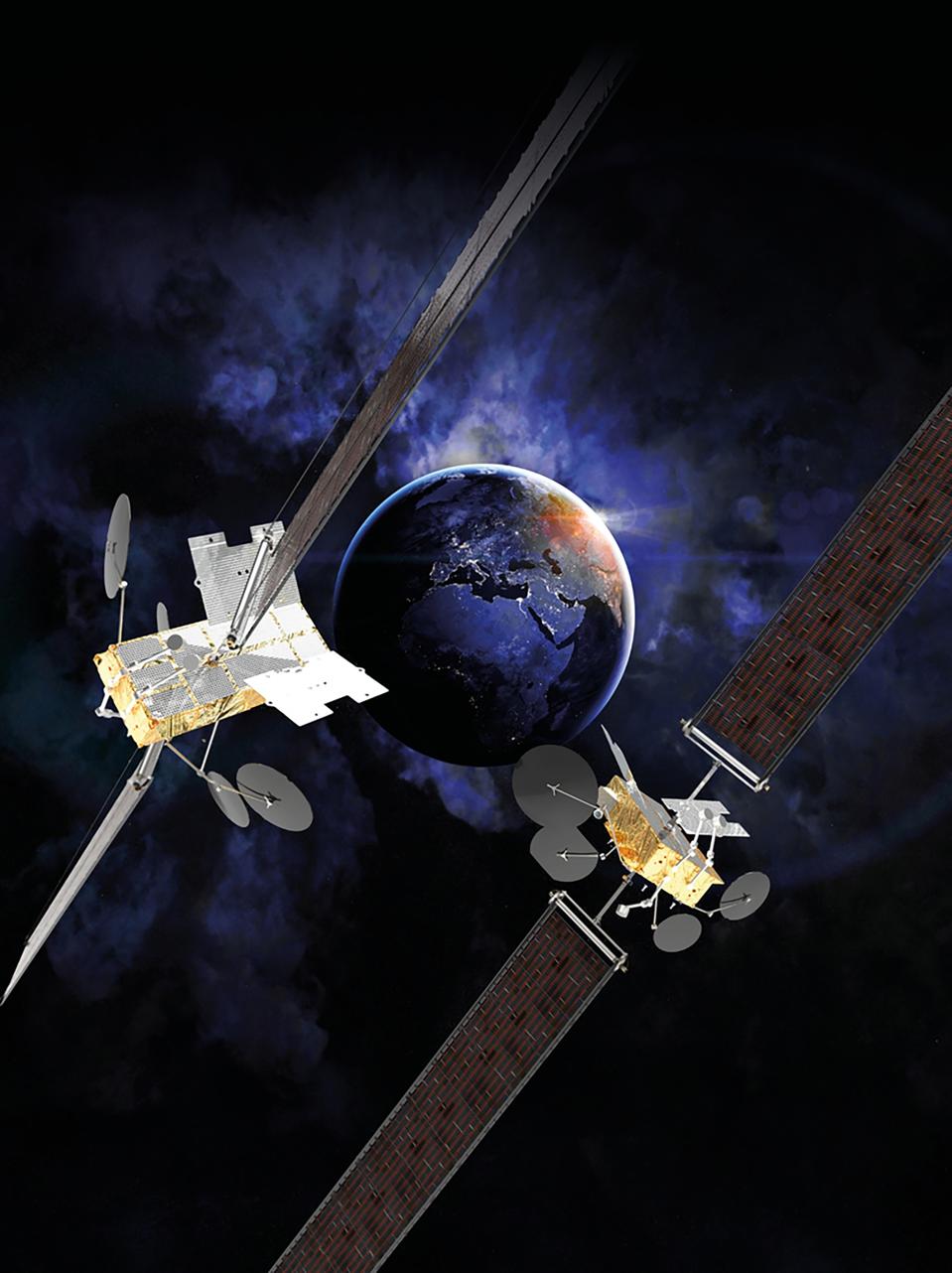 SES:INTELSAT satellites in geosynchronous orbit