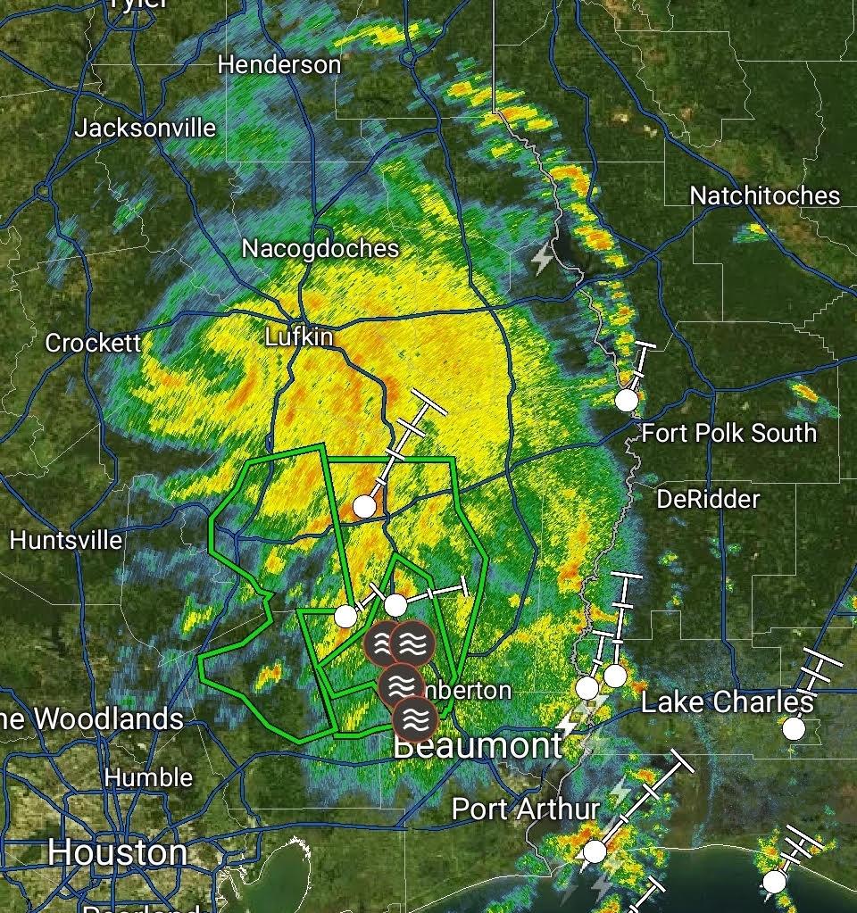 Tropical Depression Eduoard Causing Flood Emergencies In Texas