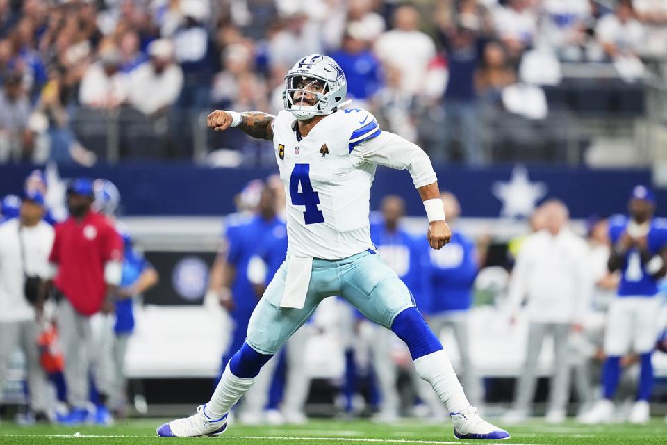 Dallas Cowboys quarterback Dak Prescott.