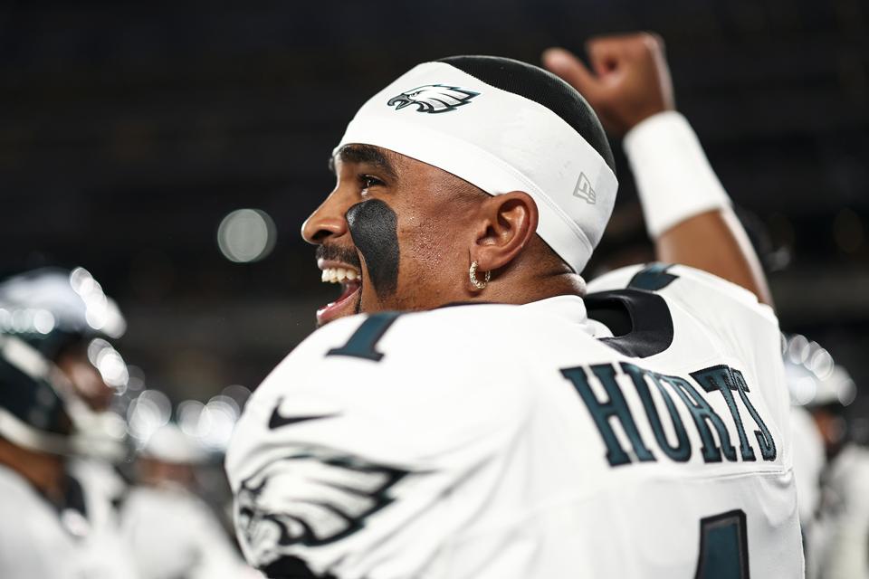 Philadelphia Eagles quarterback Jalen Hurts.