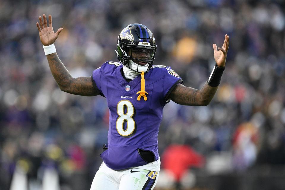 Baltimore Ravens quarterback Lamar Jackson.