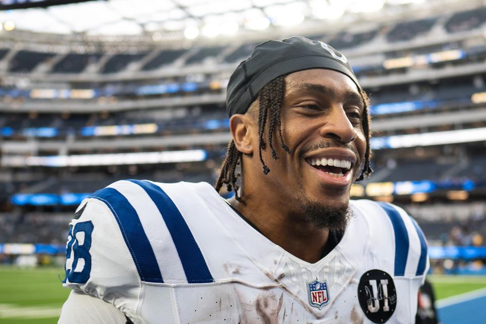 Indianapolis Colts running back Jonathan Taylor.