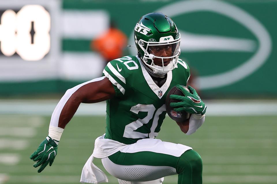 New York Jets running back Breece Hall.