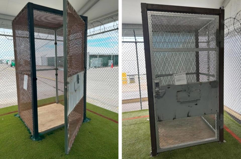 Some ‘Alligator Alcatraz’ Detainees Kept In Cages The Size Of Phone Booths