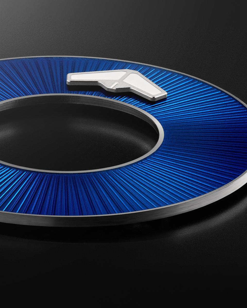 The blue enamel disc for the 2026 Ulysse Nardin Freak One