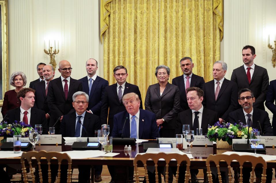 President Trump Meets With AI Executives At White House