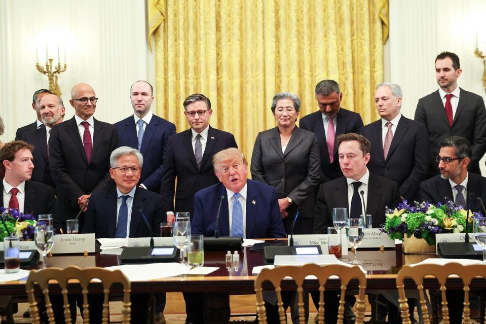 President Trump Meets With AI Executives At White House