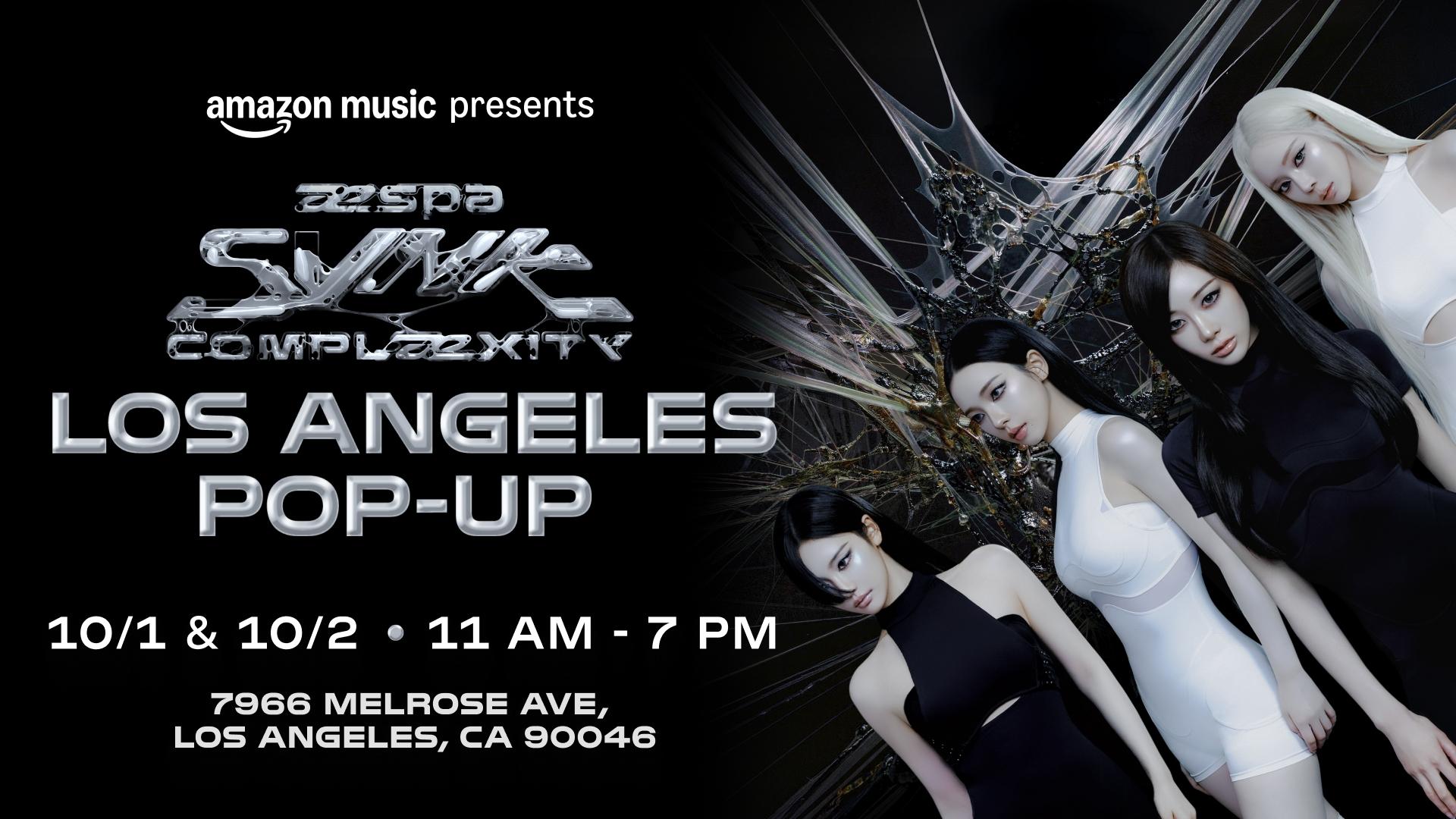 Amazon Music Presents: 'aespa SYNK : COMPLæXITY' Pop-Up In Los Angeles
