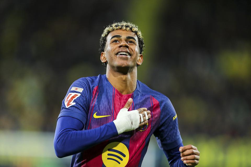 Barcelona winger Lamine Yamal.