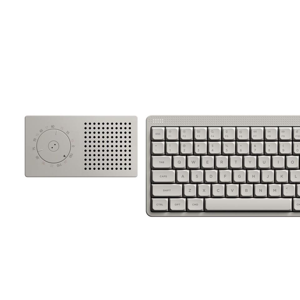 NuPhy Offers Free Braun T3-Inspired Keycaps For Node 75 Keyboard