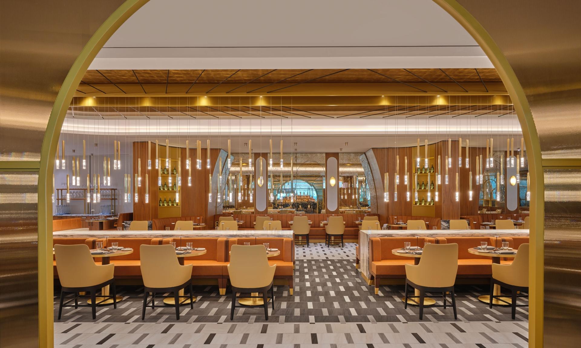 Best U.S.-Airline Lounge---Delta-One,-JFK-Airport---Brasserie-Entrance---Credit-Delta