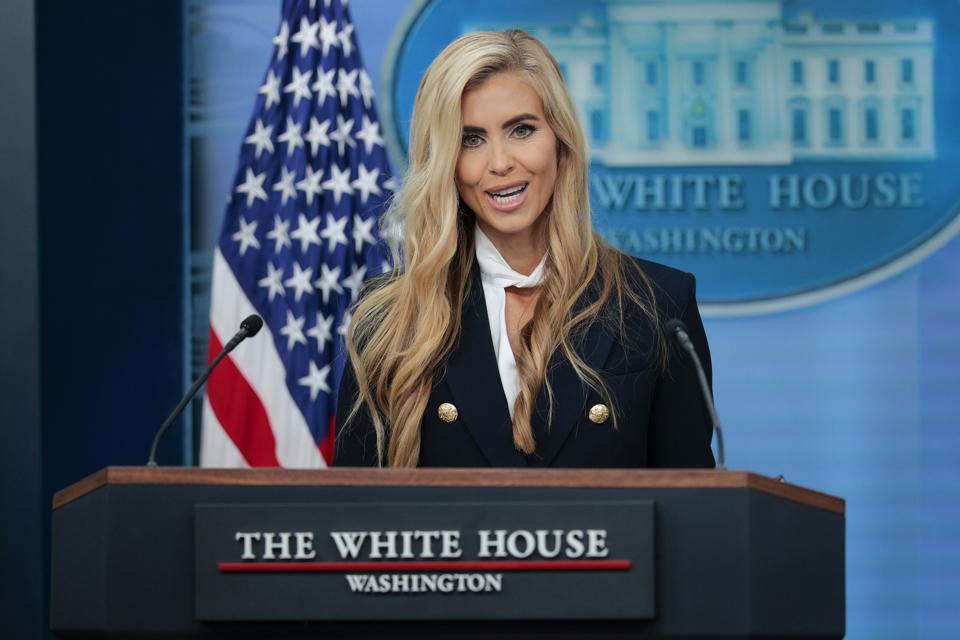 Katie Zacharia Holds Her First Briefing As White House Press Secretary