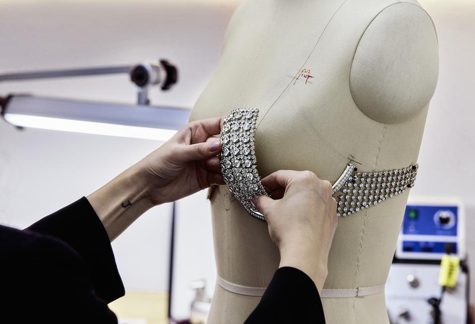 Fitting the fabric-like structure of the Victoria's Secret Fantasy Bra