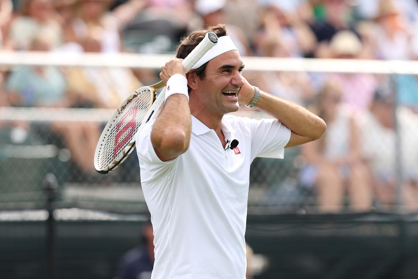 Tennis player Roger Federer.