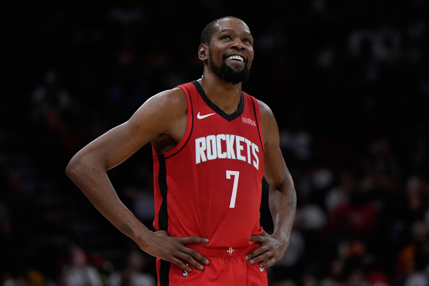 Houston Rockets forward Kevin Durant.