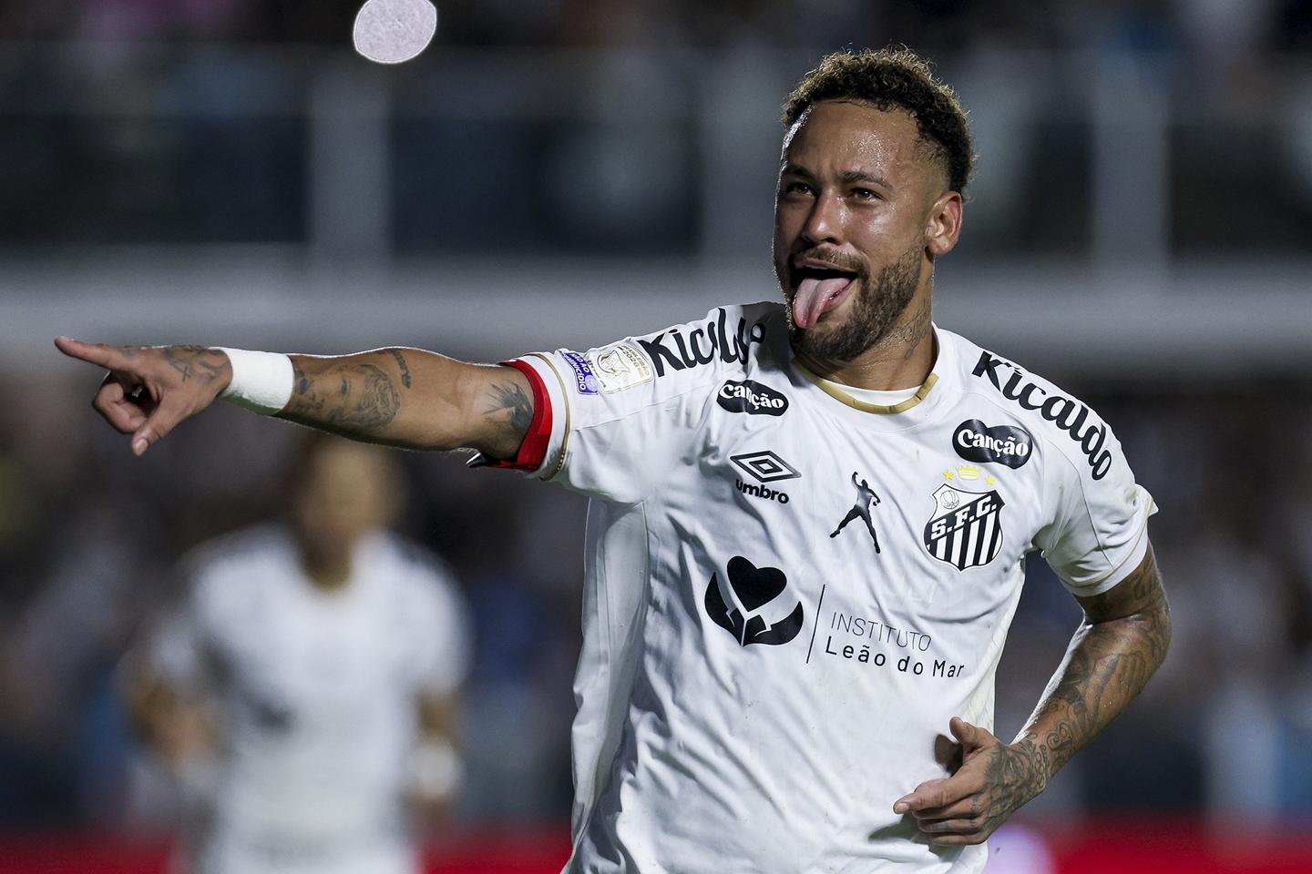 Santos forward Neymar.