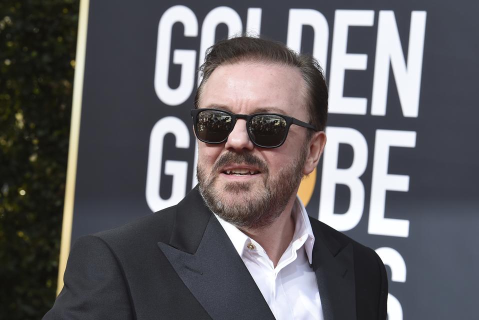 Golden Globes Ricky Gervais Makes A Great Case For Hostless Awards Shows