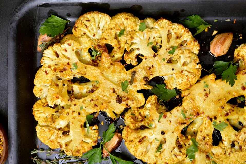 Roasted cauliflower steak