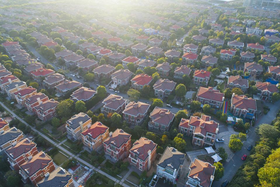 Villa buildings at Shanghai Pudong,China