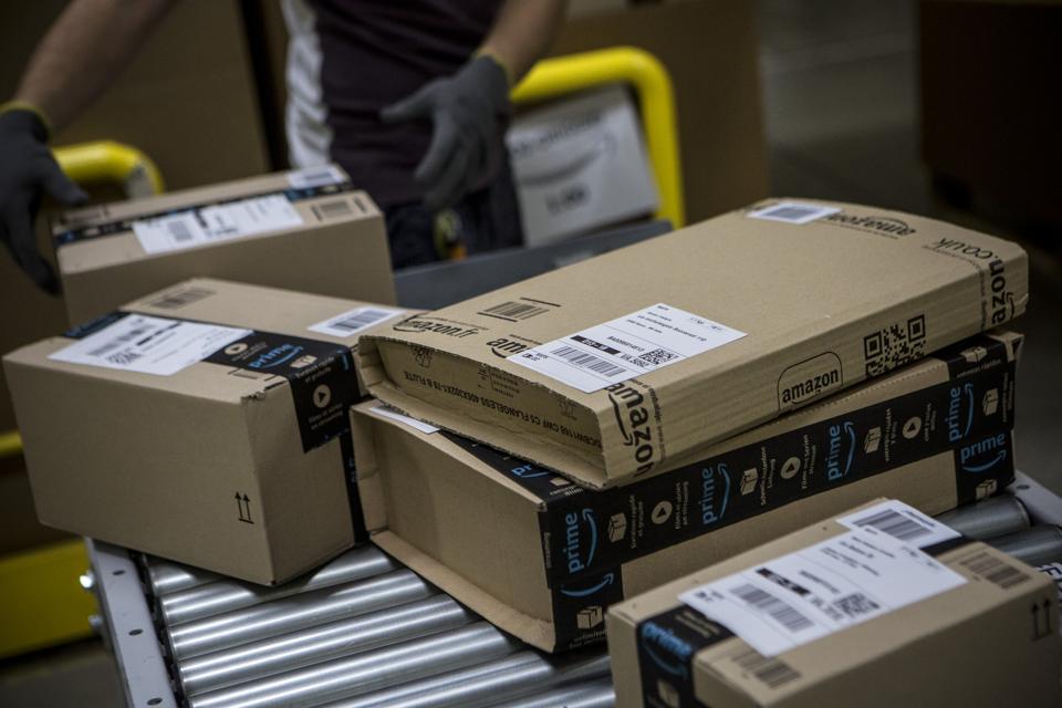 Amazon's Italian Fulfillment Centre Prepares For Black Friday