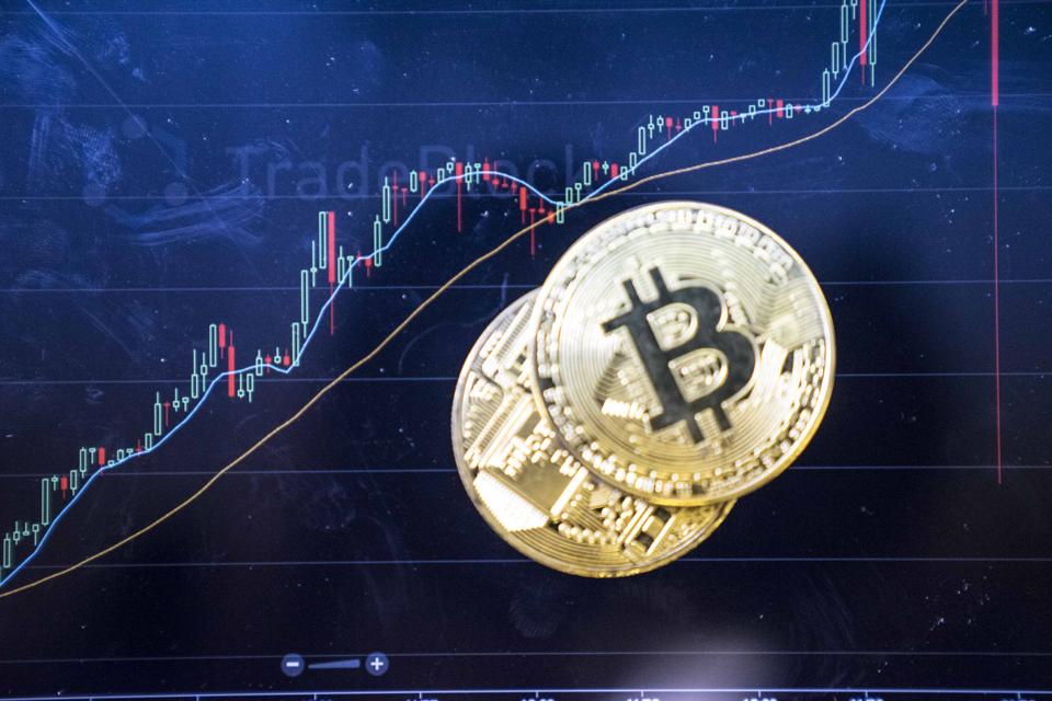 A visual representation of Bitcoin