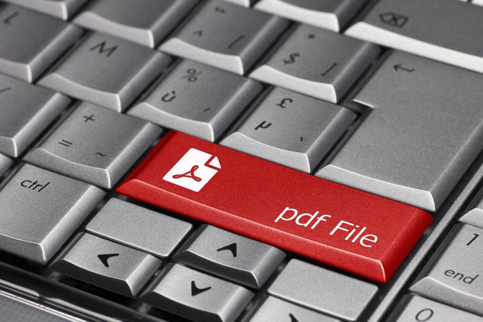 Keyboard key - pdf file