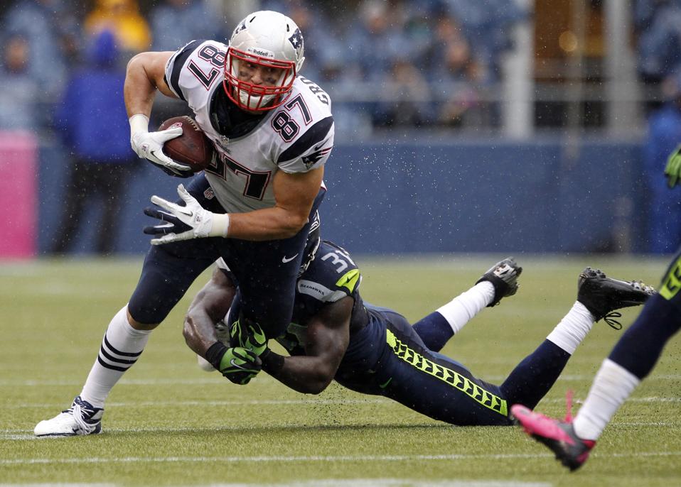 Super Bowl Kam vs Gronk Football
