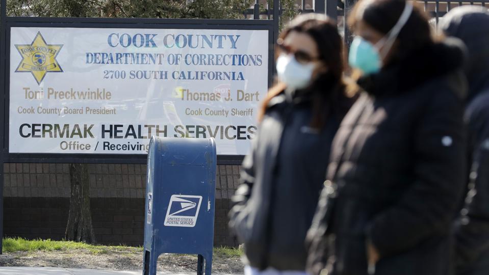 Virus Outbreak Illinois Cook County Jail