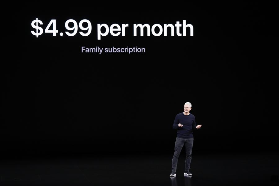 Netflix and Disney Shares Fall After Apple Unveils $4.99 Streaming Service
