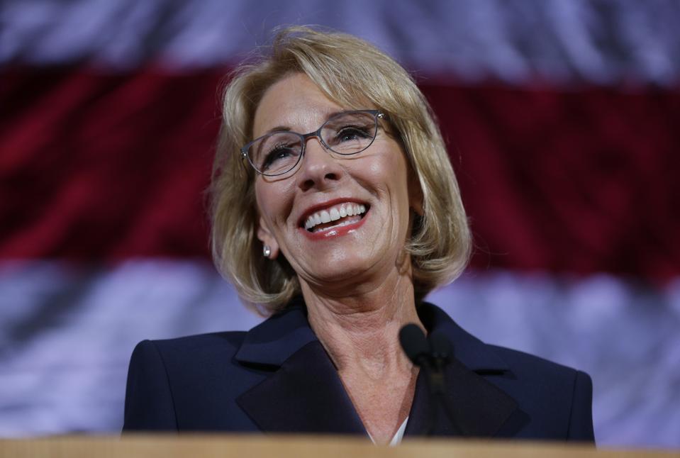 Betsy Devos Earned At Least 45 Million While In Office Last Year Betsy Devos Earned At Least 45 Million While In Office Last Year