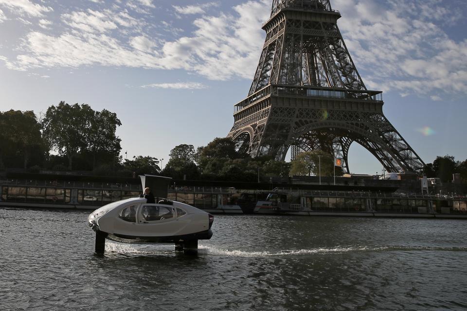 Paris Is Testing Electric Flying Taxis On The Seine