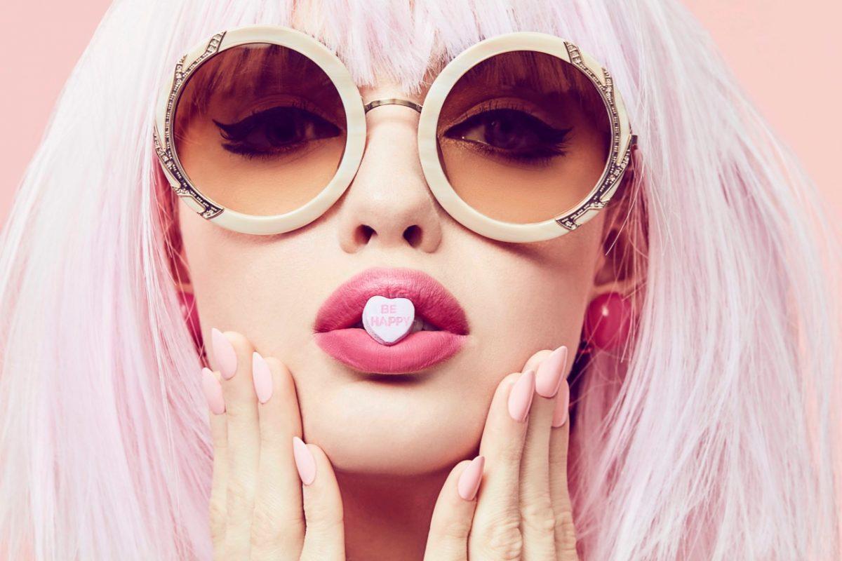 ALICE + OLIVIA Stacey Round Swarovski Sunglasses Sunglasses Loewe Slim LW40147I 52E 54-20 Havane Foncé main image 4